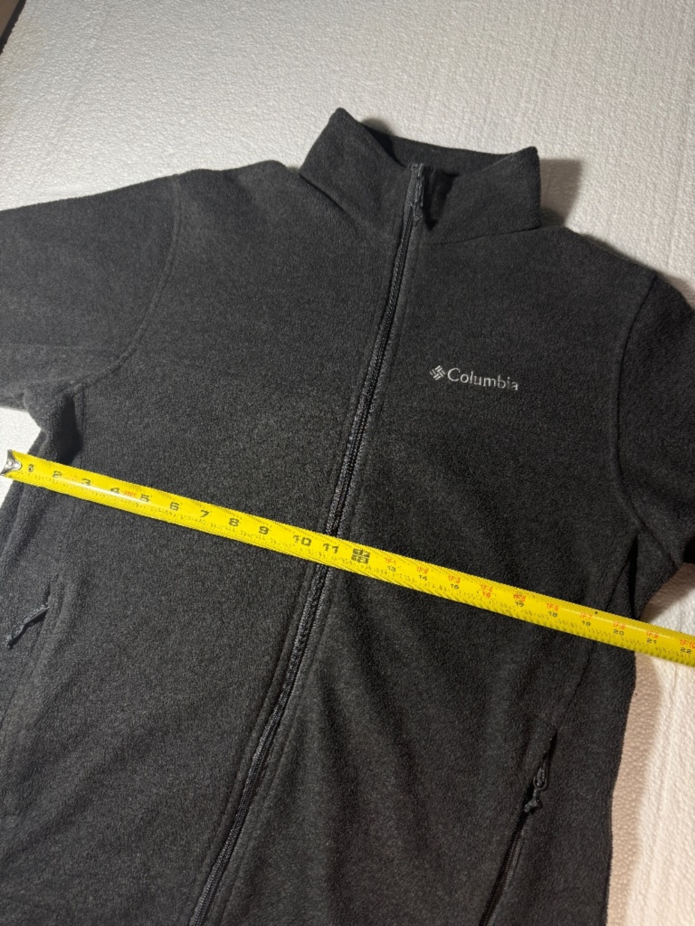 Columbia Black Zip-Up Fleece Jacket